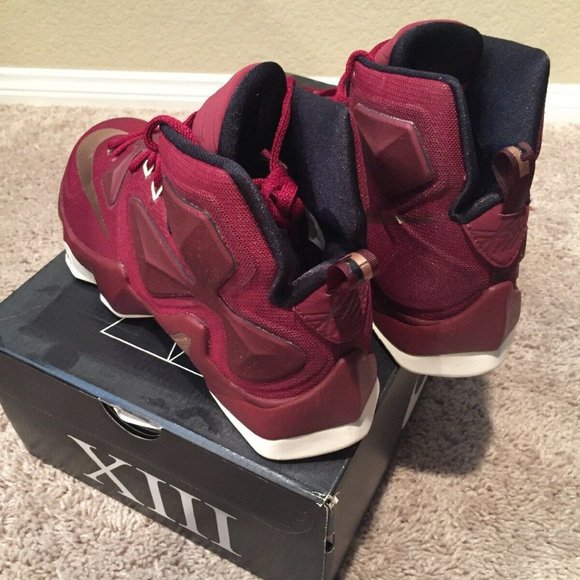 NIKE 807219-690 LEBRON XIII 13 Men\'s Shoes Team Red Bronze Black SIZE 7 main image 5